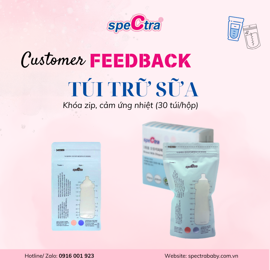 FEEDBACK TÚI TRỮ SỮA SPECTRA